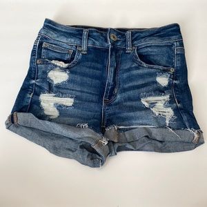 American Eagle Outfitters Hi-rise shortie shorts